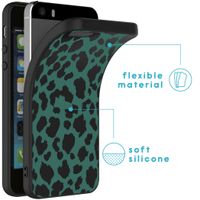 imoshion Design Hülle iPhone 5 / 5s / SE - Leopard - Grün / Schwarz