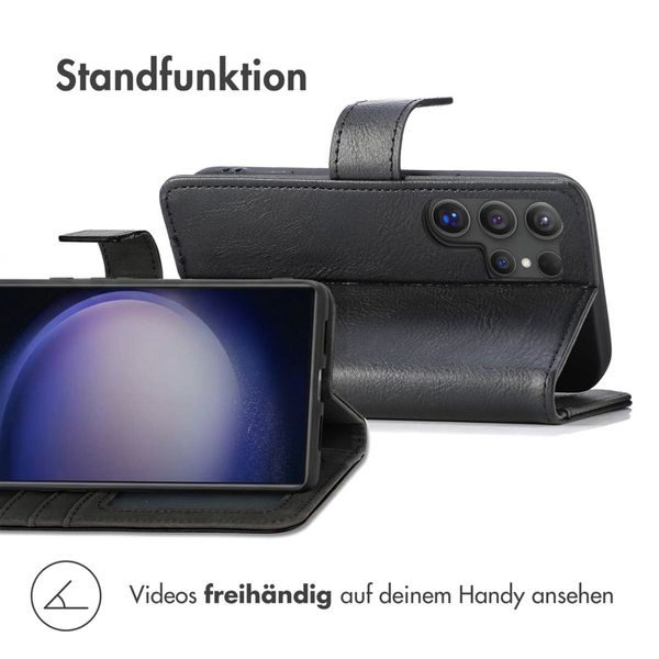 imoshion Luxuriöse Klapphülle Samsung Galaxy S24 Ultra - Schwarz