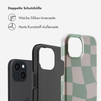 Selencia Vivid Back Cover Apple iPhone 15 - Groovy Sage Green