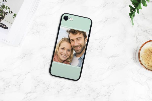 Gestalte deine eigene Gel Hülle Apple iPhone SE (2016) / 5 / 5s - Schwarz