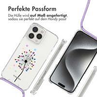 imoshion Design Hülle mit Band Apple iPhone 15 Pro Max - Sandstone Dandelion