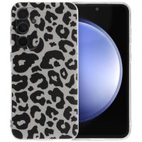 imoshion Design Hülle Samsung Galaxy S23 FE - Leopard Transparent