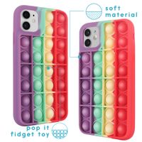 imoshion Pop It Fidget Toy - Pop It Hülle iPhone 11 - Rainbow