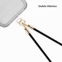 Selencia Universal Handyband mit 2 Haken - verstellbar - Schwarz