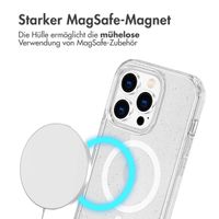 imoshion Sparkle Back Cover mit MagSafe für das Apple iPhone 13 Pro - Glitzer Transparent