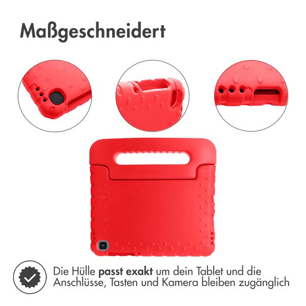 imoshion Hülle mit Handgriff kindersicher Galaxy Tab A7 Lite - Rot