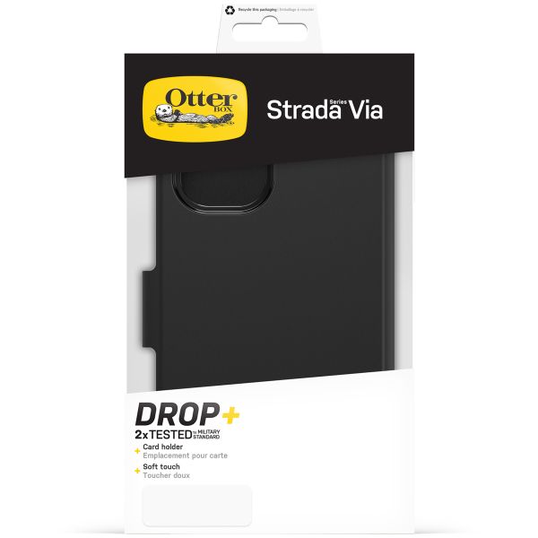 OtterBox Strada Via Klapphülle für das iPhone 14 Plus - Schwarz