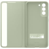 Samsung Original Clear View Cover Klapphülle für das Galaxy S21 FE - Olive Green