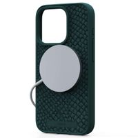 Njorð Collections Salmon Leather MagSafe Case für das iPhone 15 Pro - Green