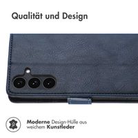 imoshion Luxuriöse Klapphülle Samsung Galaxy S25 FE - Dunkelblau