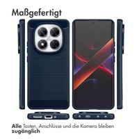 imoshion Brushed Back Cover Xiaomi Poco X7 - Dunkelblau