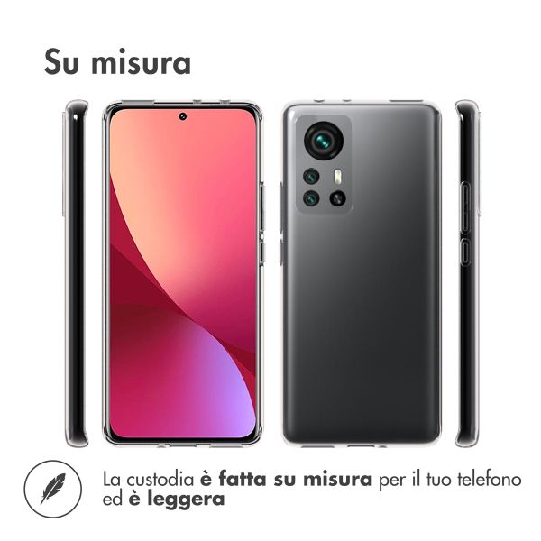Accezz Clear TPU Backcover Xiaomi 12 Pro - Transparent