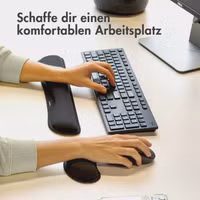 imoshion Ergonomische Handgelenkstütze – für Tastatur und Maus – Schwarz