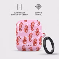 Burga Hardcase Hülle  Apple AirPods 1 / 2 - Coral Reef