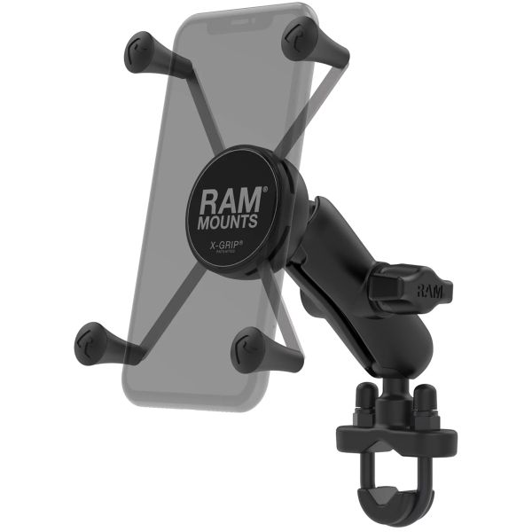 RAM Mounts X-Grip® U-Bolt handyhalterung Fahrrad/Motorrad/Scooter - Universal - Groß - Schwarz