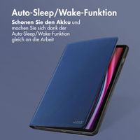 Accezz Classic Tablet Case für das Samsung Galaxy Tab S10 Plus / Tab S9 Plus / Tab S9 Plus FE  - Dunkelblau