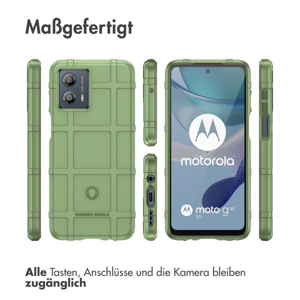 imoshion Rugged Shield Backcover für das Motorola Moto G53 - Grün