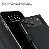 Selencia Echtleder Klapphülle Apple iPhone 18 Pro Max / 17 Pro Max - Grün