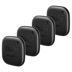 Eufy Smart Tracker Link - Bluetooth-Tracker für iOS - 4 Pack - Schwarz