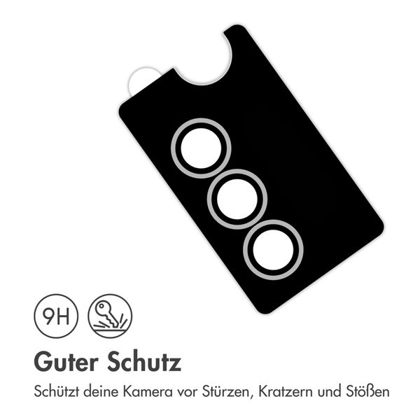 imoshion 2er-Pack Objektivschutz für Kamera für das Samsung Galaxy S25 Plus - Silver Shadow