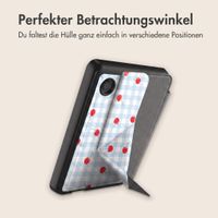 imoshion Design Klappbare Klapphülle Kobo Clara Colour / BW - Cherry Check