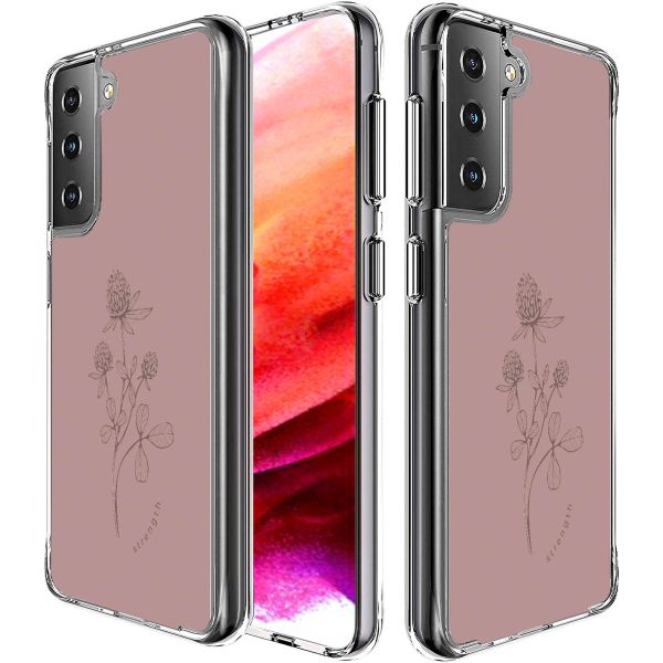 imoshion Design Hülle Samsung Galaxy S21 FE - Floral Pink