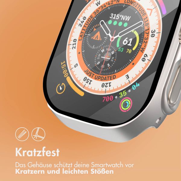 imoshion Full Cover Hard Case Apple Watch Ultra / Ultra 2 / Ultra 3 - 49 mm - Titanium