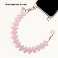 Selencia Lova Herz-Handgelenkbande - Milky Pink