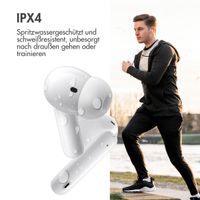 imoshion Aura Pro Earbuds – Kabellose Kopfhörer – Kabellose Bluetooth-Kopfhörer – Mit ANC-Geräuschunterdrückungsfunktion - Weiß