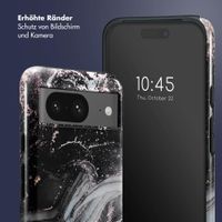 Selencia Vivid Tough Back Cover für das Google Pixel 8 - Chic Marble Black