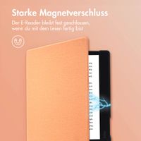 imoshion Canvas Sleepcover Klapphülle Kobo Elipsa 2E - Peach