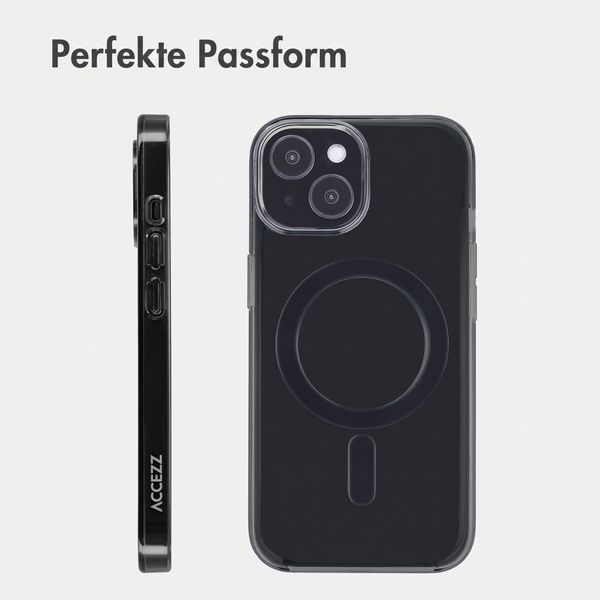 Accezz Lite Backcover mit MagSafe Apple iPhone 15 - Smokey Clear