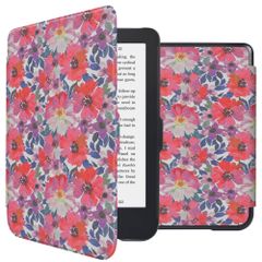 imoshion Design Slim Hard Case Sleepcover für das Kobo Clara 2E / Tolino Shine 4 - Flower Watercolor