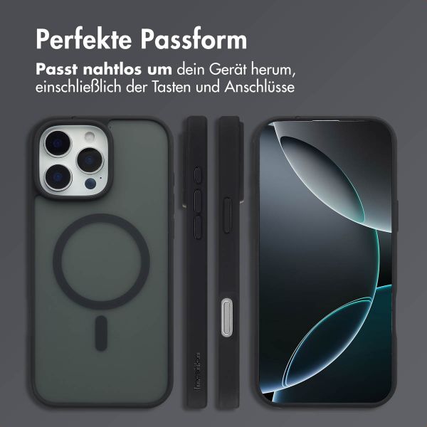 imoshion Color Guard Back Cover mit MagSafe für das iPhone 16 Pro - Schwarz