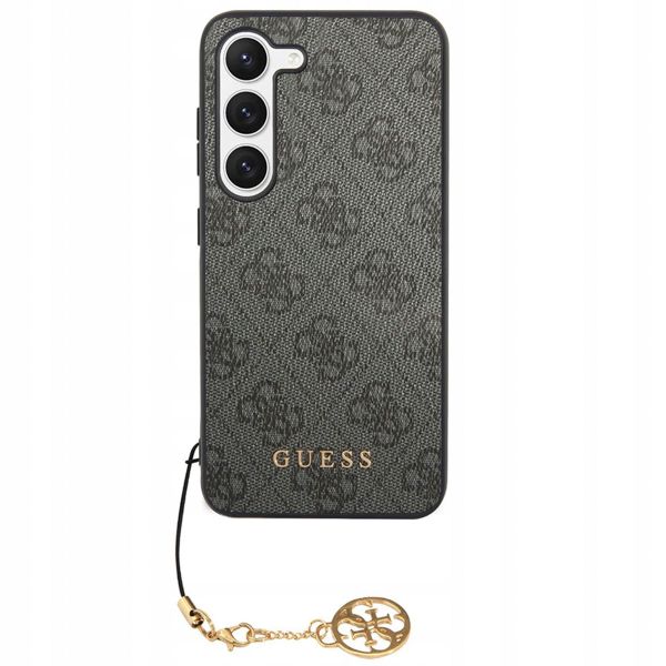 Guess 4G Classic Logo Back Cover Charm für das Samsung Galaxy S24 Plus - Schwarz