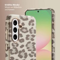 Selencia Sabi Backcover Leopardenmuster mit MagSafe Samsung Galaxy A56 - Soft Ivory