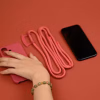 imoshion Color Backcover mit abtrennbarem Band Samsung Galaxy A55 - Raspberry