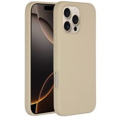 Accezz Liquid Silikoncase mit MagSafe für das iPhone 16 Pro Max - Stone