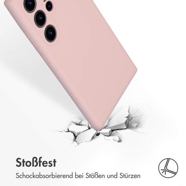 Accezz Liquid Silikoncase für das Samsung Galaxy S24 Ultra - Rosa