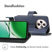 imoshion Luxuriöse Klapphülle Oppo Reno 12F 5G - Dunkelblau