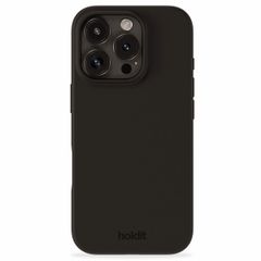 Holdit Silicone Case Apple iPhone 16 Pro Max - Schwarz