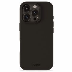 Holdit Silicone Case für das iPhone 16 Pro Max - Black