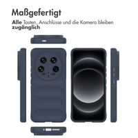 imoshion EasyGrip Back Cover für das Xiaomi 14 Ultra - Dunkelblau