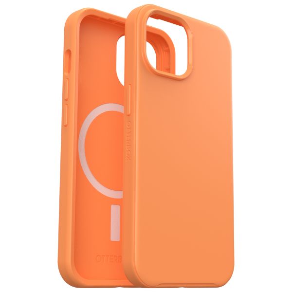 OtterBox Symmetry Backcover MagSafe für das iPhone 15 / 14 / 13 - Sunset Orange