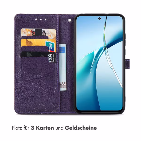 imoshion Mandala Klapphülle Motorola Edge 70 - Violett