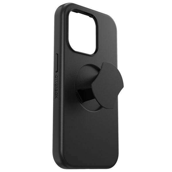 OtterBox Otter + Pop Symmetry Backcover für das Apple iPhone 15 Pro - Schwarz