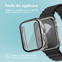 imoshion Full Cover glänzendes Hard Case Apple Watch 7 / 8 / 9 - 41 mm - Silber