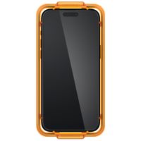 Spigen AlignMaster Full Cover Screen Protector 2-Pack für das Apple iPhone 15 - Schwarz