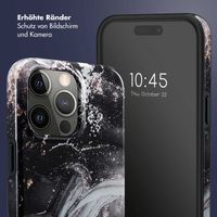 Selencia Vivid Tough Back Cover für das iPhone 15 Pro Max - Chic Marble Black