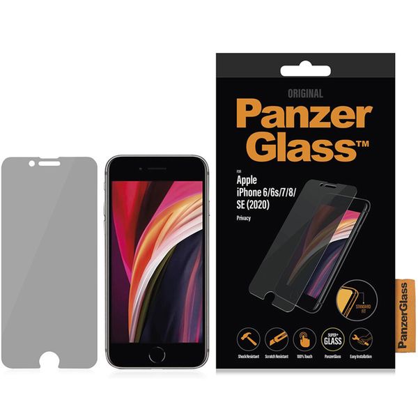 PanzerGlass Privacy  Displayschutzfolie iPhone SE (2022 / 2020)